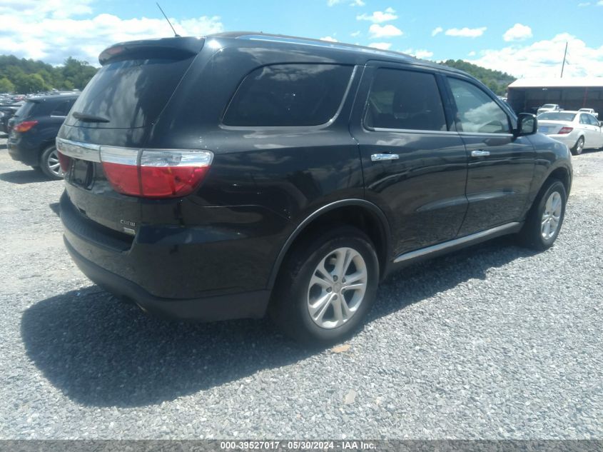 2013 Dodge Durango Crew VIN: 1C4RDHDG7DC663944 Lot: 39527017