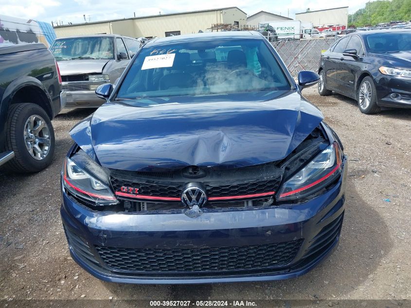 2016 Volkswagen Golf Gti Se W/Performance Package 4-Door VIN: 3VW447AU9GM026858 Lot: 39527027