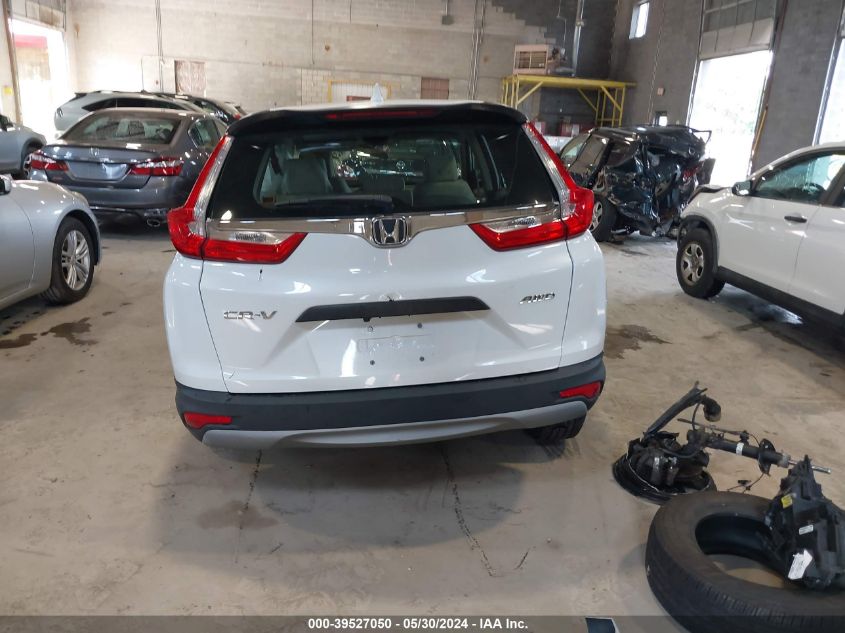 2019 Honda Cr-V Lx VIN: 2HKRW6H39KH227572 Lot: 39527050