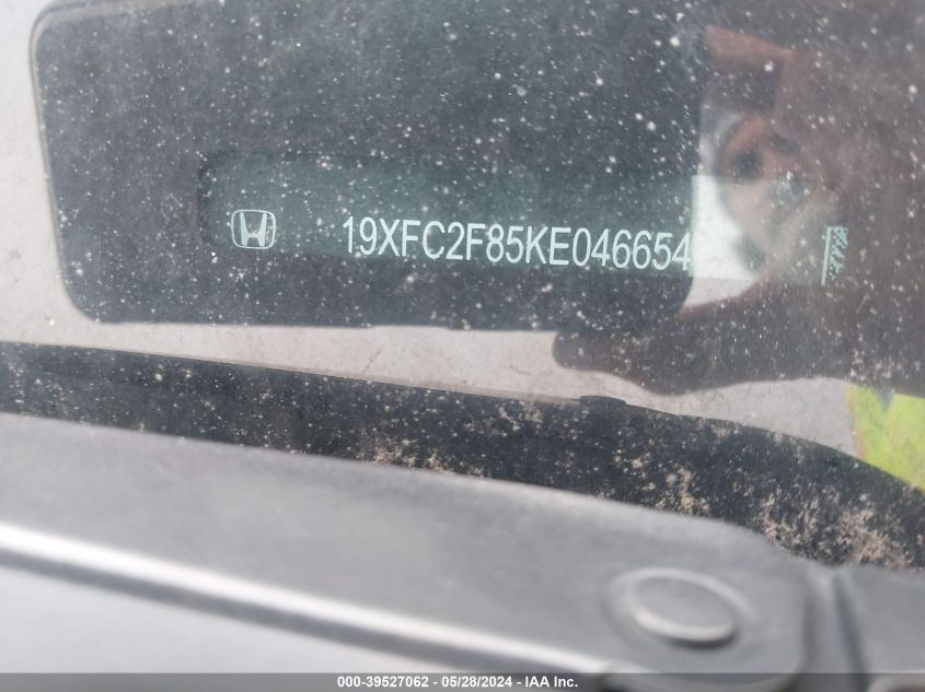 2019 Honda Civic Sport VIN: 19XFC2F85KE046654 Lot: 39527062