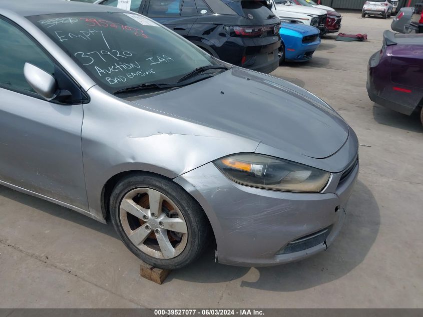 2016 Dodge Dart Sxt VIN: 1C3CDFBB4GD537920 Lot: 39527077