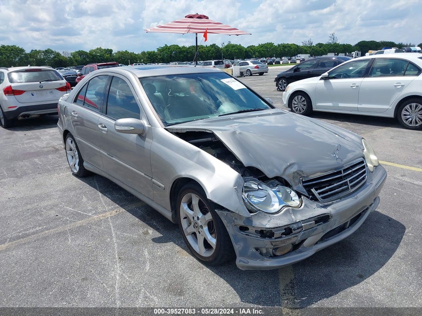 2007 Mercedes-Benz C 230 Sport VIN: WDBRF52H47A938169 Lot: 39527083