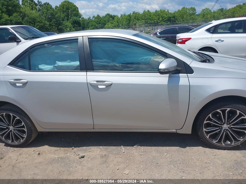 2015 Toyota Corolla S Plus VIN: 2T1BURHE0FC419238 Lot: 39527084