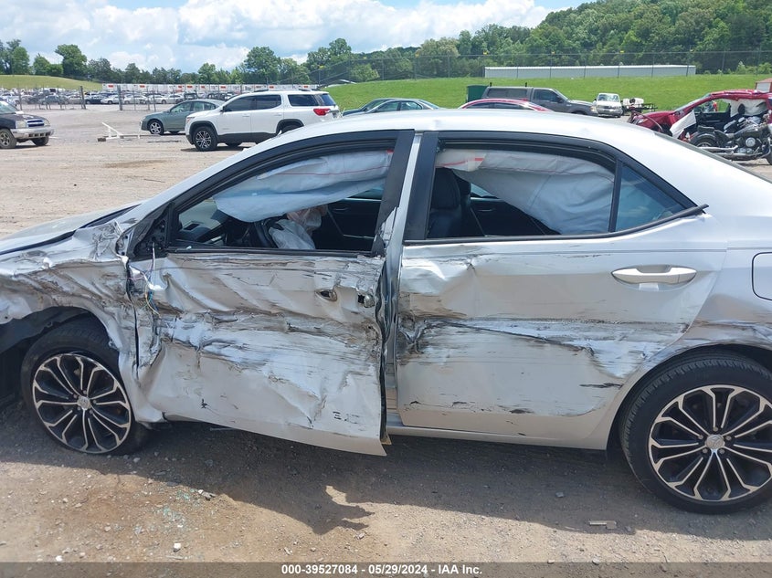 2015 Toyota Corolla S Plus VIN: 2T1BURHE0FC419238 Lot: 39527084