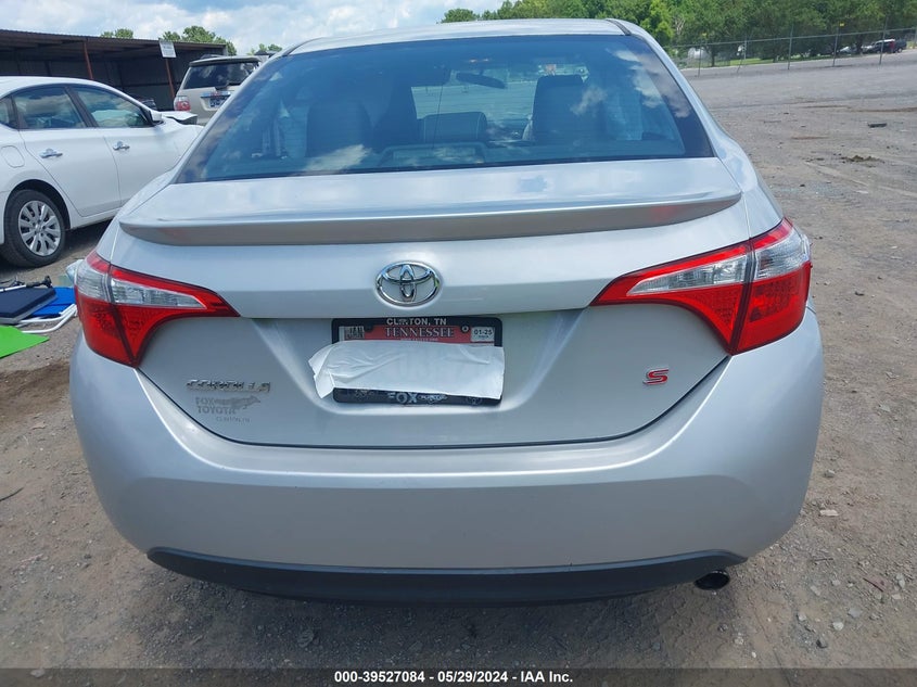 2015 Toyota Corolla S Plus VIN: 2T1BURHE0FC419238 Lot: 39527084