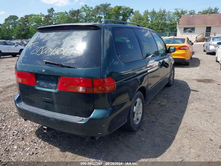 2000 Honda Odyssey Ex VIN: 2HKRL1863YH546464 Lot: 39527087