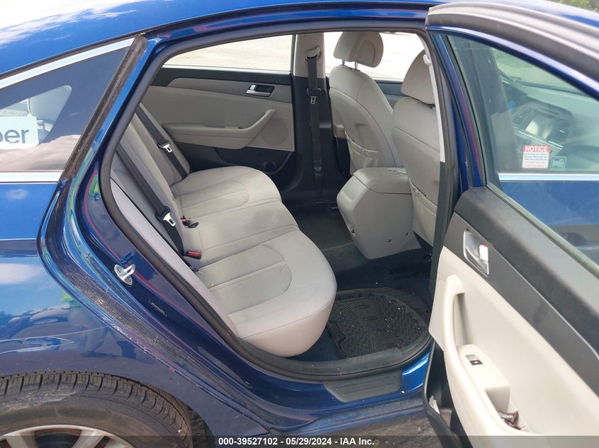 2016 Hyundai Sonata Se VIN: 5NPE24AF4GH358743 Lot: 39527102