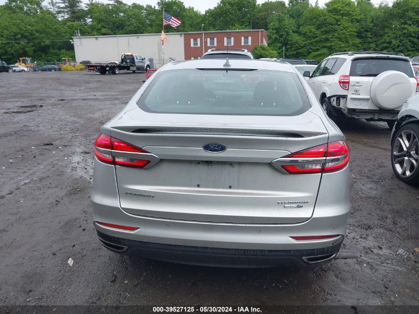 2019 Ford Fusion Titanium VIN: 3FA6P0D92KR206881 Lot: 39527125