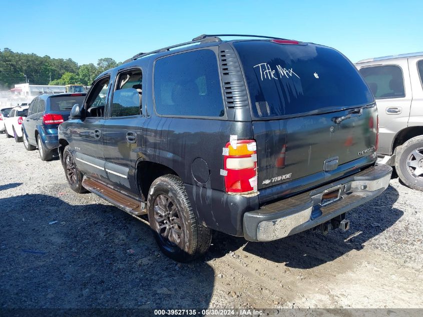 2003 Chevrolet Tahoe Lt VIN: 1GNEC13Z63R154135 Lot: 39527135