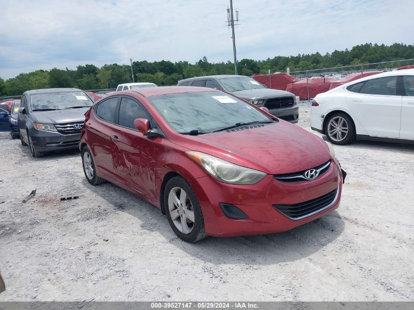 2013 Hyundai Elantra Gls VIN: 5NPDH4AE1DH407488 Lot: 39527147