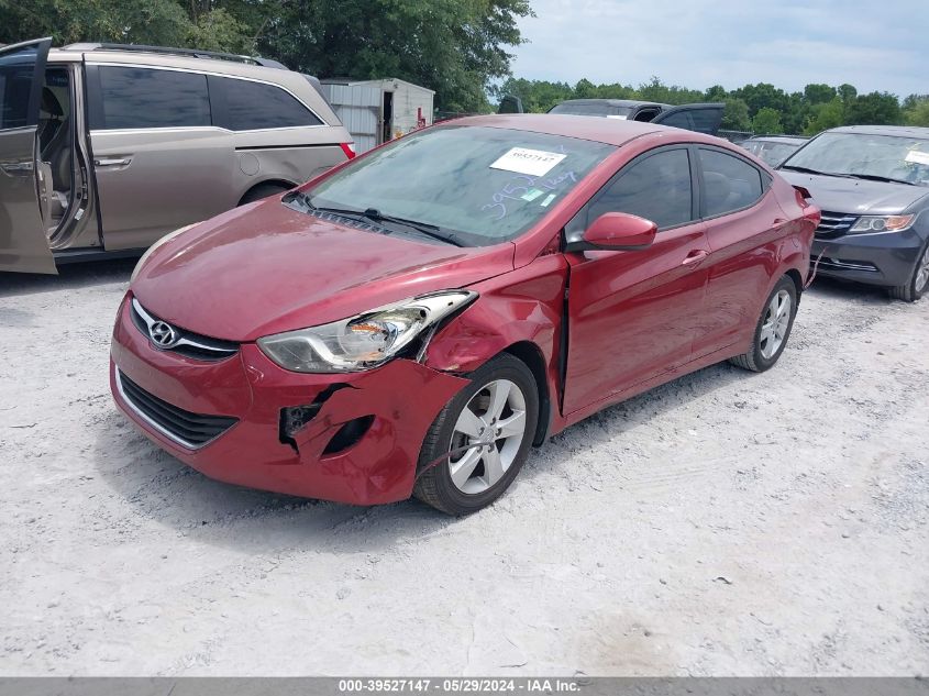 2013 Hyundai Elantra Gls VIN: 5NPDH4AE1DH407488 Lot: 39527147