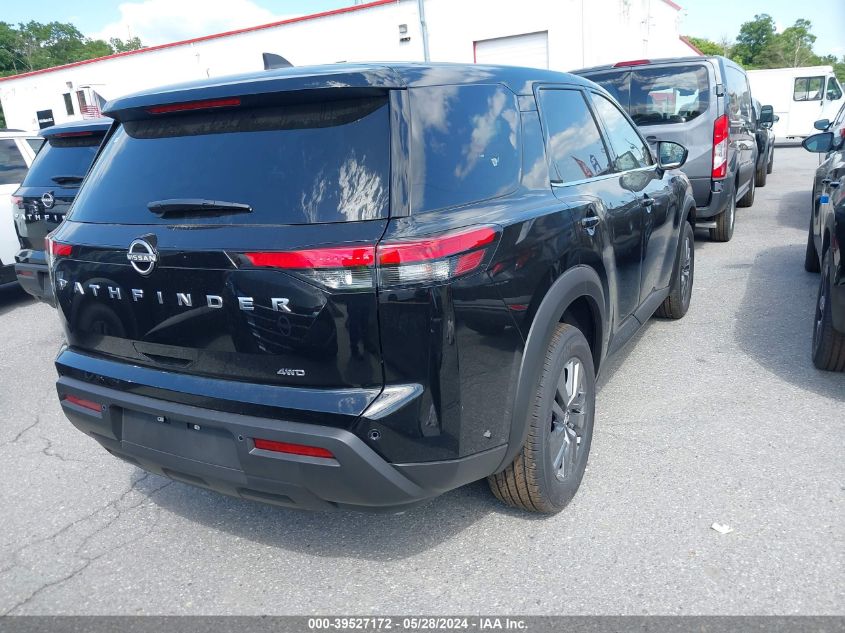 2024 Nissan Pathfinder S 4Wd VIN: 5N1DR3AC6RC280760 Lot: 39527172