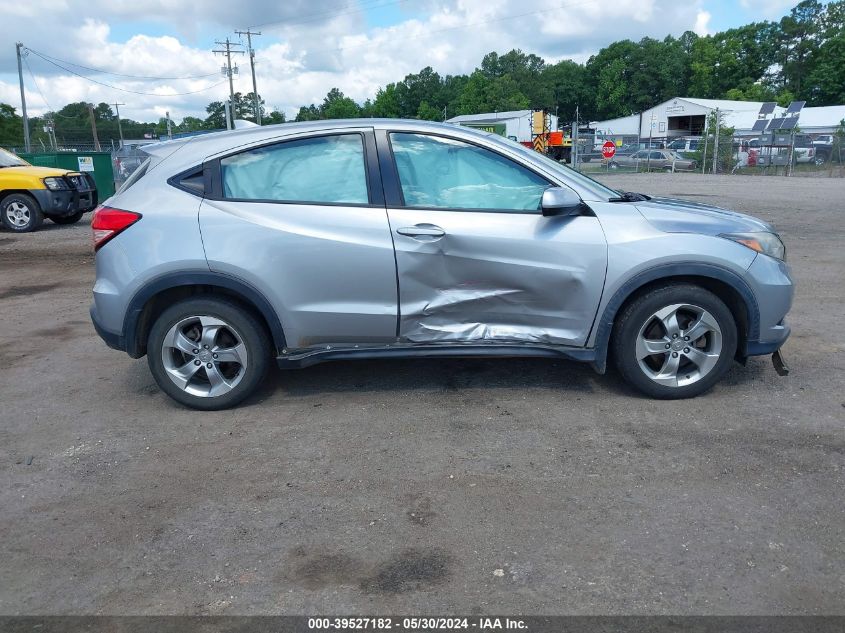 2018 Honda Hr-V Lx VIN: 3CZRU5H39JM722499 Lot: 39527182