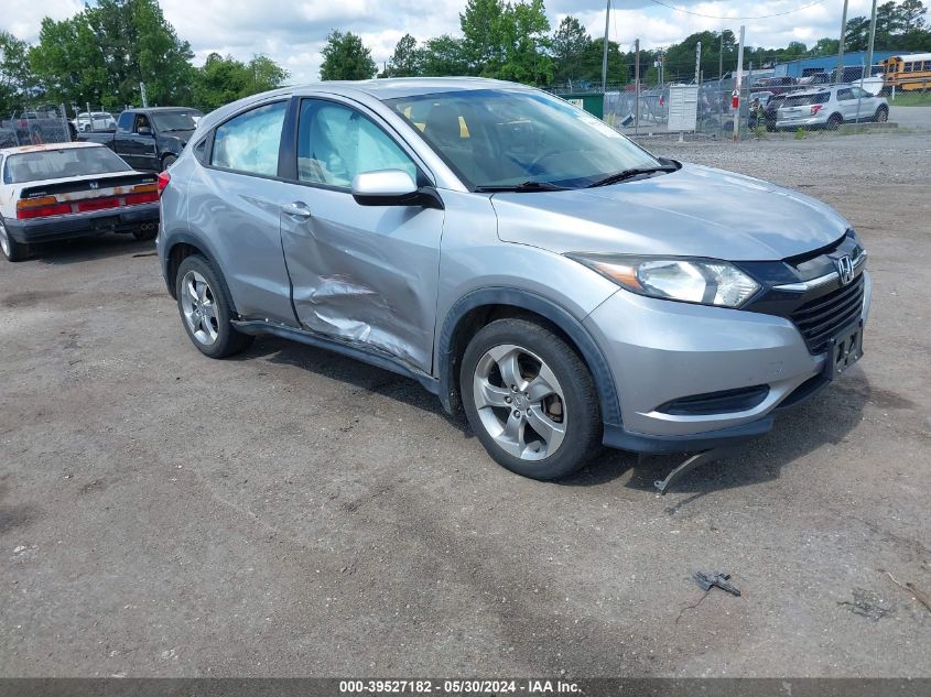 2018 Honda Hr-V Lx VIN: 3CZRU5H39JM722499 Lot: 39527182