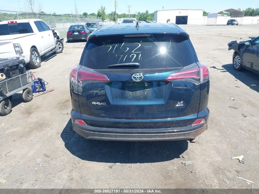 2017 Toyota Rav4 Le VIN: 2T3BFREV1HW688288 Lot: 39527191