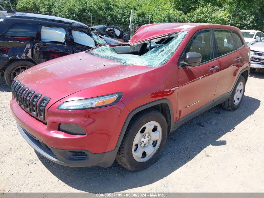 2014 Jeep Cherokee Sport VIN: 1C4PJLAB1EW163533 Lot: 39527199