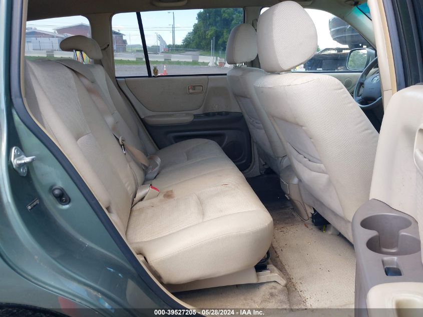 2005 Toyota Highlander V6 VIN: JTEGP21A850070250 Lot: 39527205