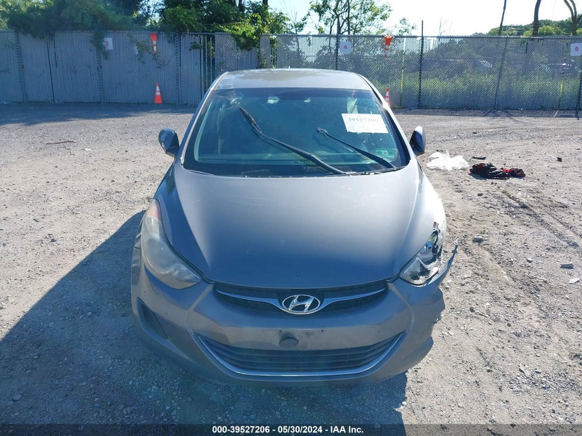 2013 Hyundai Elantra Gls VIN: 5NPDH4AE5DH222005 Lot: 39527206