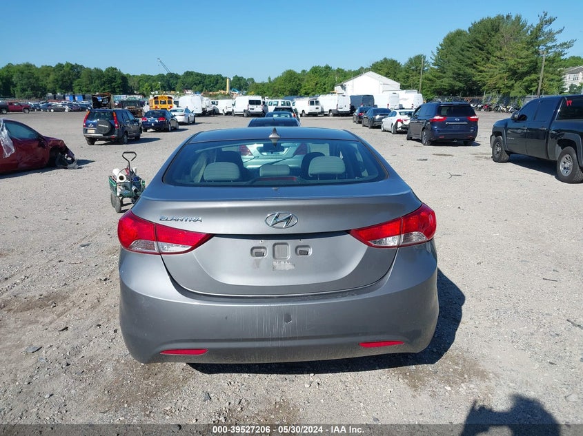 2013 Hyundai Elantra Gls VIN: 5NPDH4AE5DH222005 Lot: 39527206