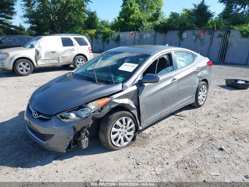 2013 Hyundai Elantra Gls VIN: 5NPDH4AE5DH222005 Lot: 39527206