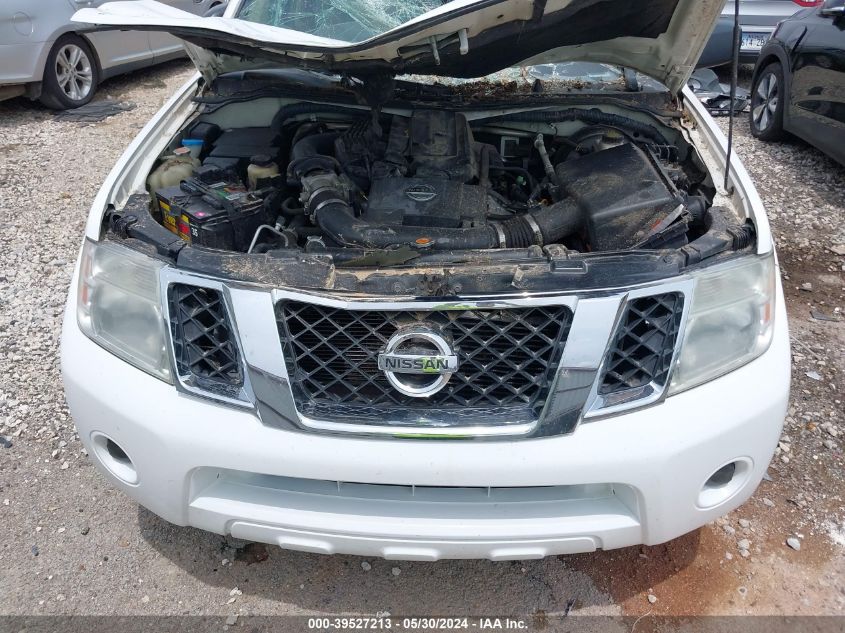 2010 Nissan Pathfinder S Fe+ VIN: 5N1AR1NN8AC618845 Lot: 39527213