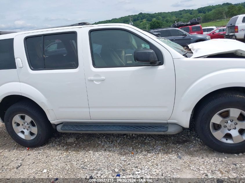 2010 Nissan Pathfinder S Fe+ VIN: 5N1AR1NN8AC618845 Lot: 39527213