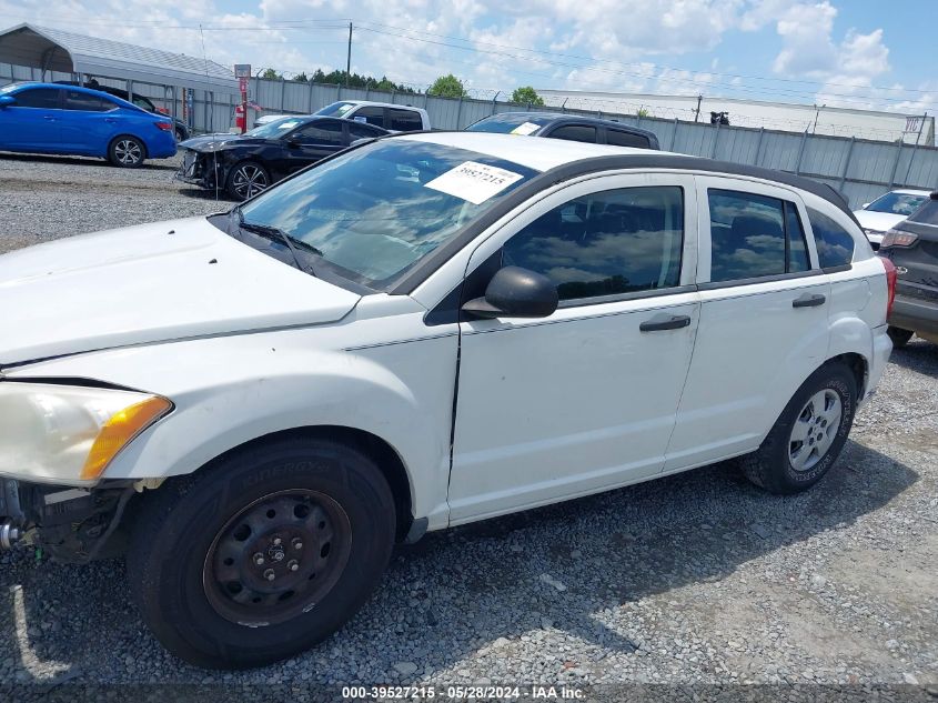 2008 Dodge Caliber Se VIN: 1B3HB28B58D651371 Lot: 39527215