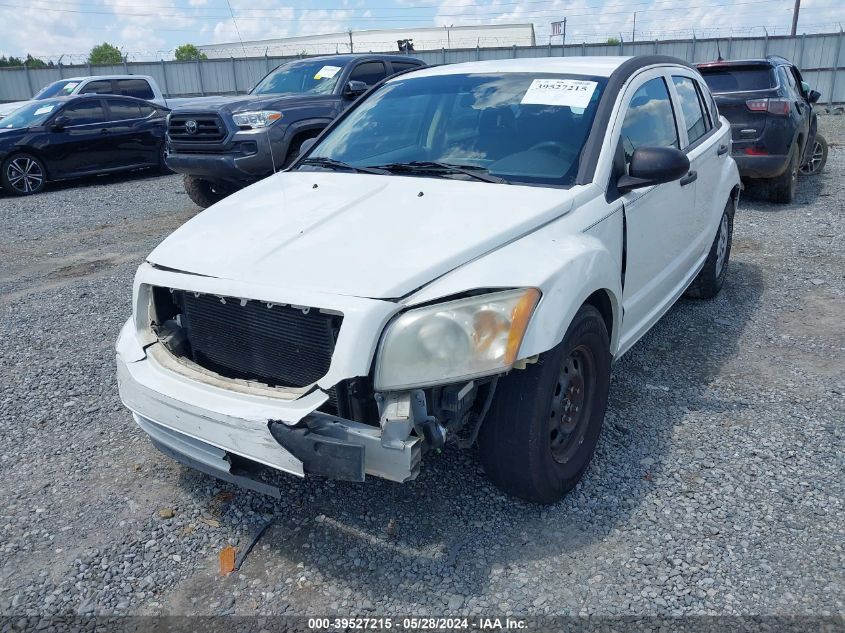 2008 Dodge Caliber Se VIN: 1B3HB28B58D651371 Lot: 39527215