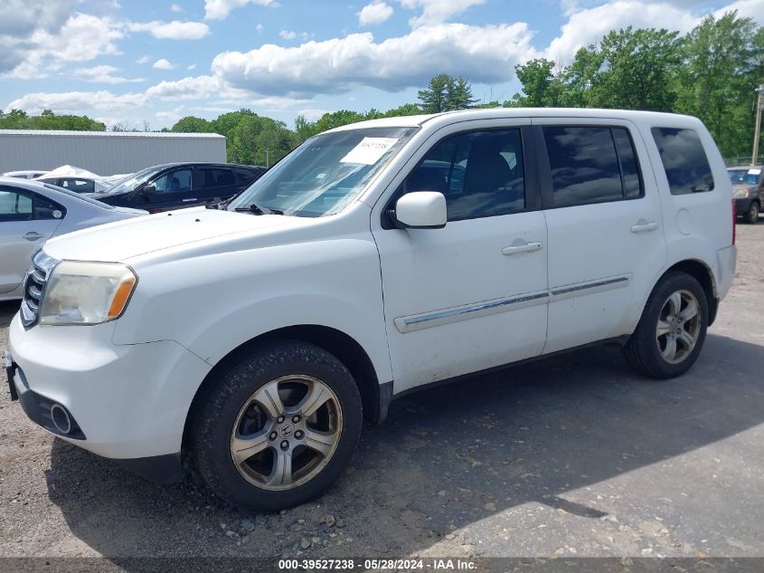 2012 Honda Pilot Ex-L VIN: 5FNYF4H5XCB021288 Lot: 39527238