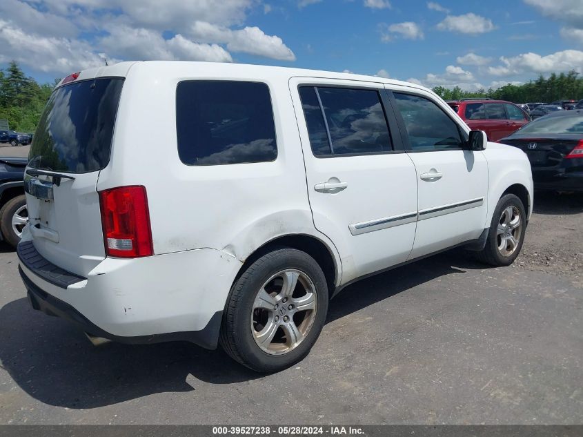 2012 Honda Pilot Ex-L VIN: 5FNYF4H5XCB021288 Lot: 39527238