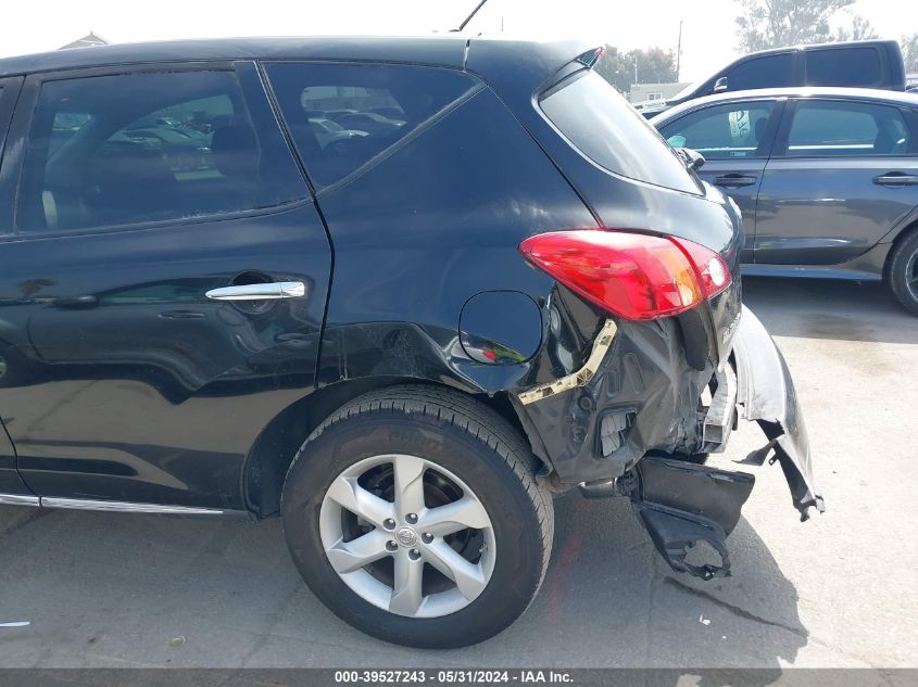 2010 Nissan Murano S VIN: JN8AZ1MU6AW004053 Lot: 39527243