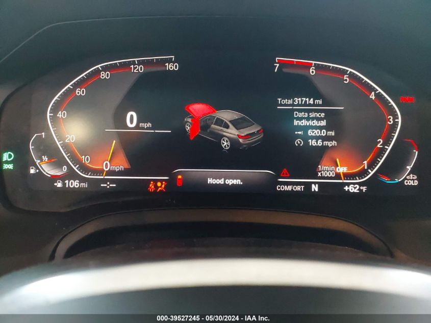 2019 BMW 330I xDrive VIN: WBA5R7C53KAJ86686 Lot: 39527245