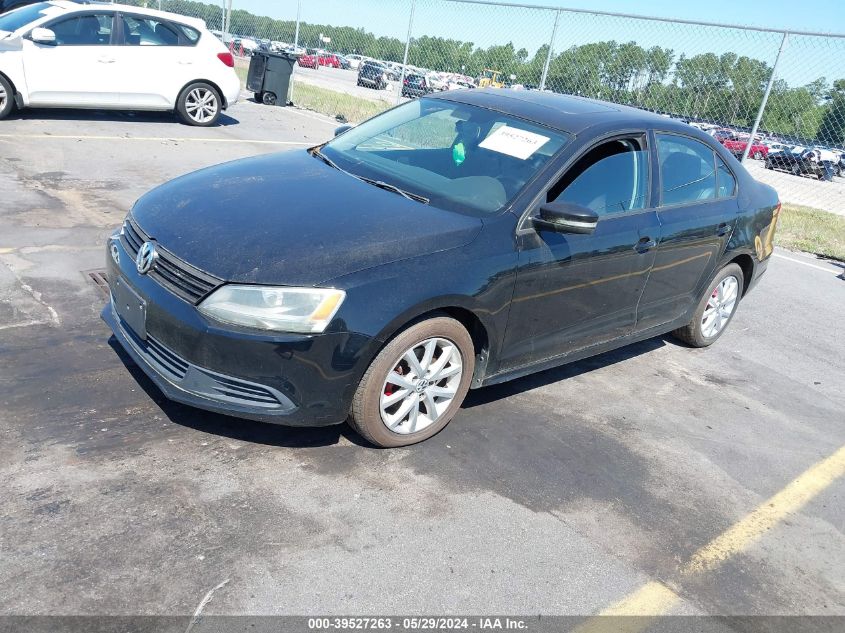 2011 Volkswagen Jetta 2.5L Se VIN: 3VWDZ7AJ9BM337934 Lot: 39527263