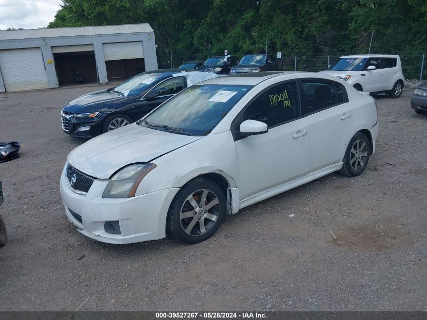 2012 Nissan Sentra 2.0 Sr VIN: 3N1AB6AP2CL621828 Lot: 39527267