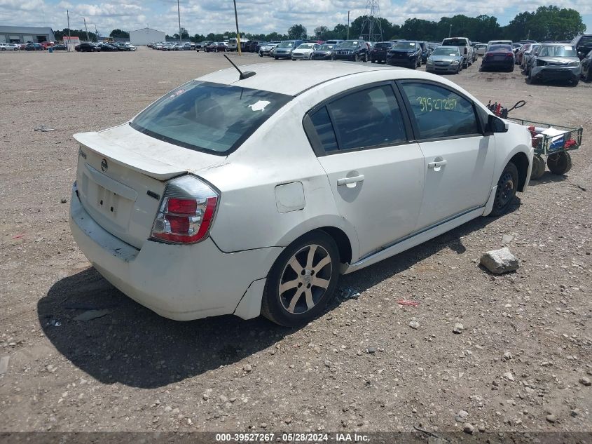 2012 Nissan Sentra 2.0 Sr VIN: 3N1AB6AP2CL621828 Lot: 39527267