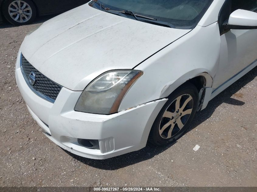 2012 Nissan Sentra 2.0 Sr VIN: 3N1AB6AP2CL621828 Lot: 39527267