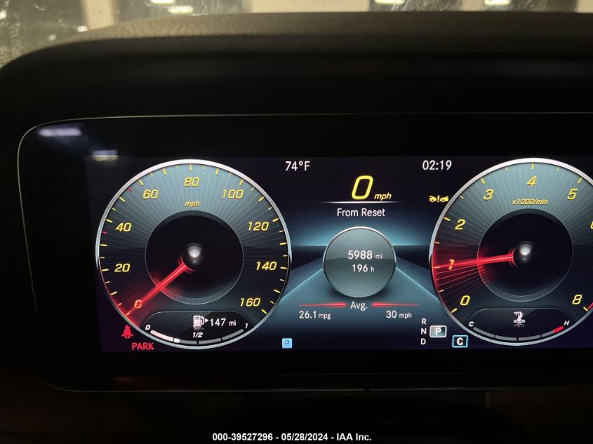 2023 MERCEDES-BENZ E 350 2.0L I-4 DI, DOHC, V(VIN: W1KZF8EB8PB109499