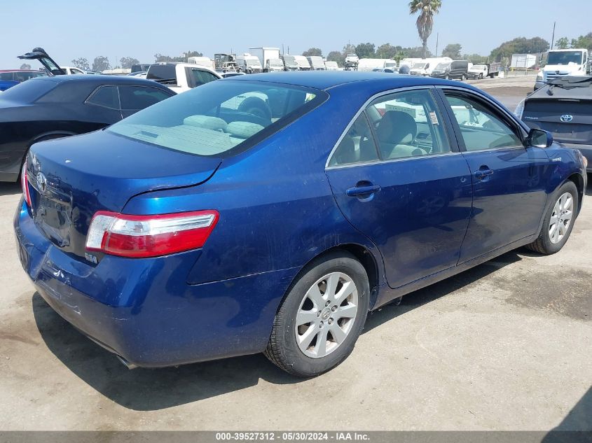 2007 Toyota Camry Hybrid VIN: JTNBB46K473028195 Lot: 39527312