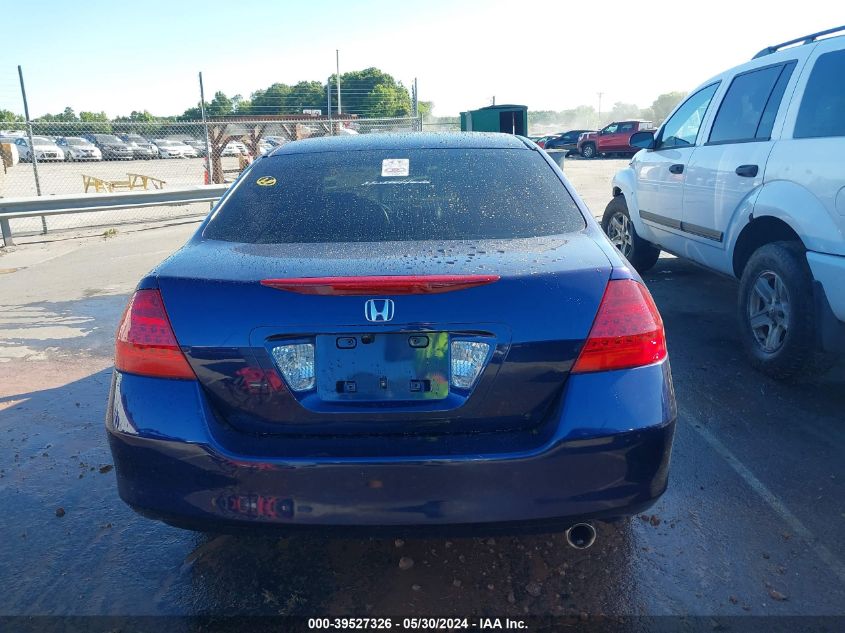 2006 Honda Accord 2.4 Vp VIN: 1HGCM56196A094527 Lot: 39527326