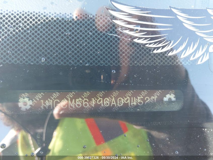 2006 Honda Accord 2.4 Vp VIN: 1HGCM56196A094527 Lot: 39527326