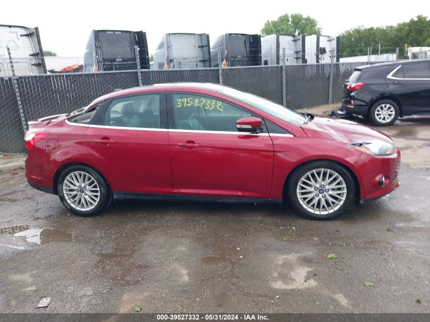 2014 Ford Focus Titanium VIN: 1FADP3J22EL292776 Lot: 39527332