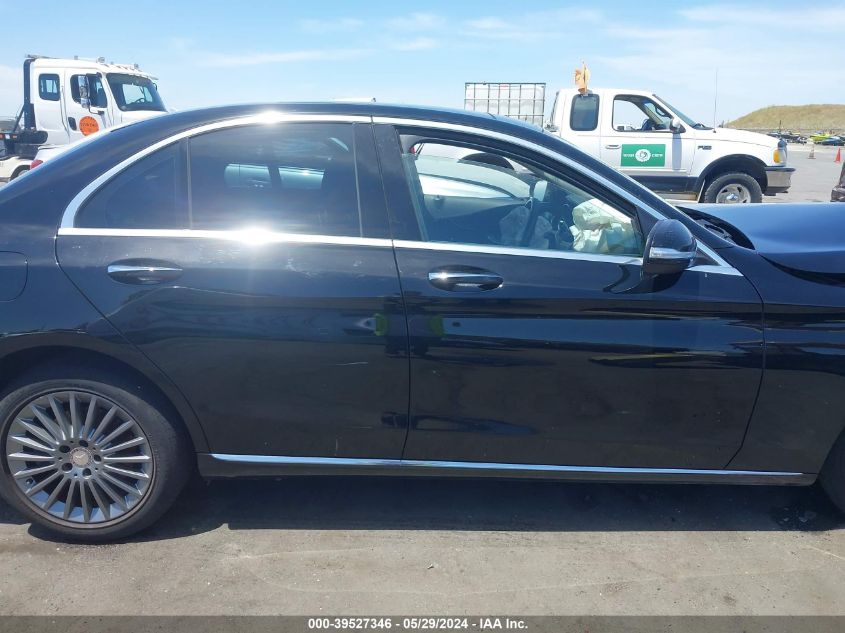 2015 Mercedes-Benz C 300 VIN: 55SWF4KB5FU087434 Lot: 39527346