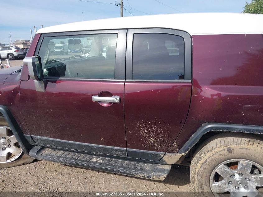 2007 Toyota Fj Cruiser VIN: JTEBU11F170056623 Lot: 39527385