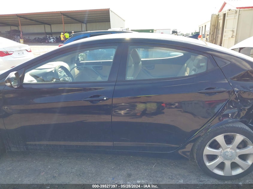 2013 Hyundai Elantra Limited VIN: KMHDH4AE6DU730422 Lot: 39527397