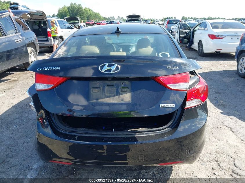 2013 Hyundai Elantra Limited VIN: KMHDH4AE6DU730422 Lot: 39527397