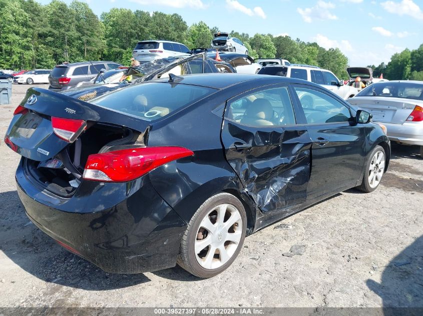 2013 Hyundai Elantra Limited VIN: KMHDH4AE6DU730422 Lot: 39527397