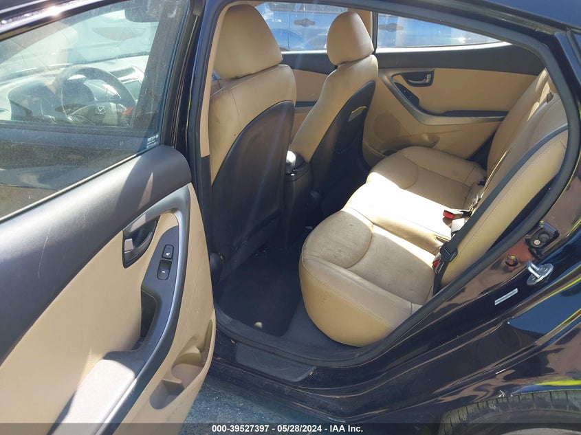 2013 Hyundai Elantra Limited VIN: KMHDH4AE6DU730422 Lot: 39527397