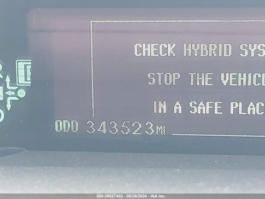 2015 Toyota Prius Two VIN: JTDKN3DU2F0406542 Lot: 39527402