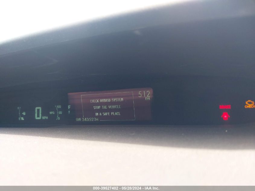 2015 Toyota Prius Two VIN: JTDKN3DU2F0406542 Lot: 39527402