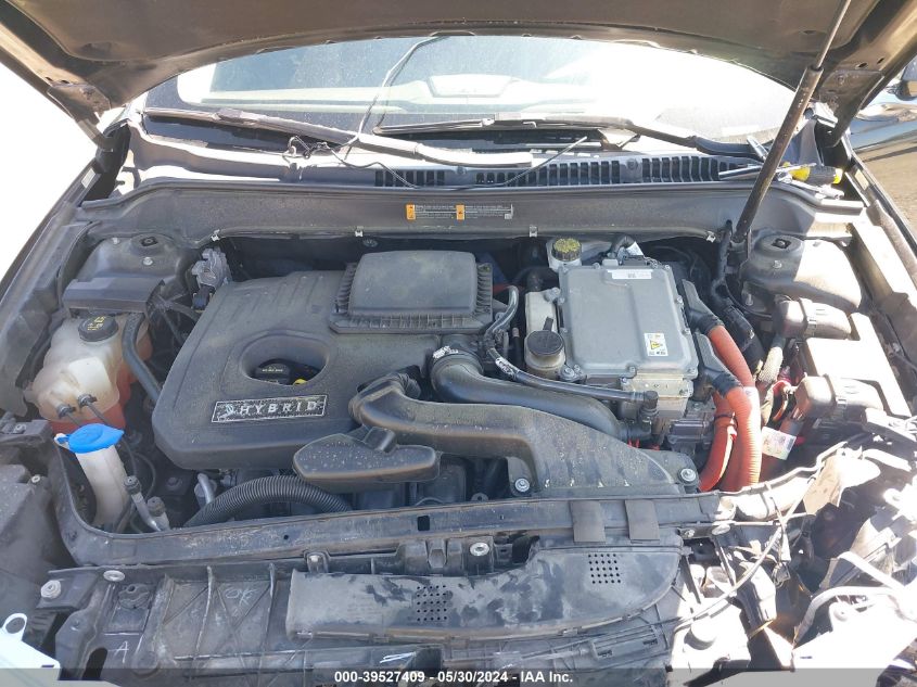 2013 Lincoln Mkz Hybrid VIN: 3LN6L2LU9DR811180 Lot: 39527409